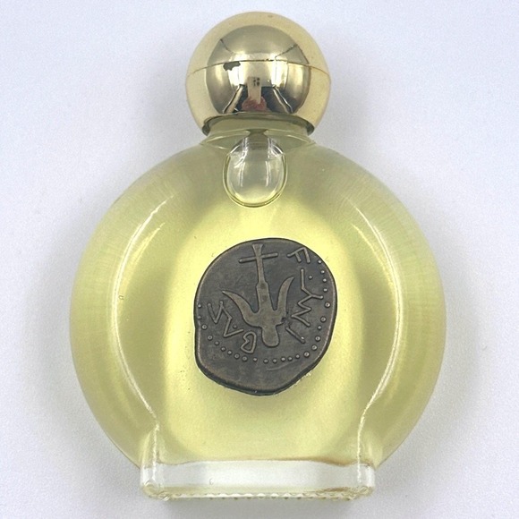 Other - Ancient Judea Widow's Mite Bronze Coin Holy Oil Round Bottle From Israel 2"